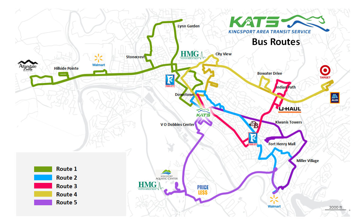 a map of the route of the blue route